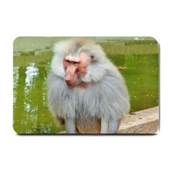 Grey Monkey Macaque Small Door Mat by yoursparklingshop