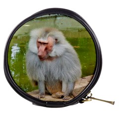 Grey Monkey Macaque Mini Makeup Case