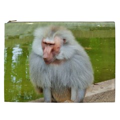 Grey Monkey Macaque Cosmetic Bag (xxl)