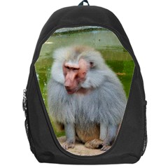 Grey Monkey Macaque Backpack Bag