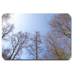 Large Trees In Sky Large Door Mat