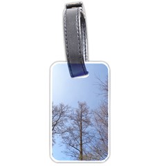 Large Trees In Sky Luggage Tag (one Side)