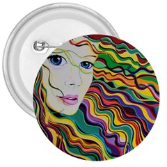 Inspirational Girl 3  Button