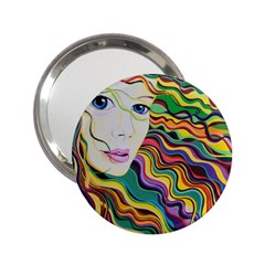 Inspirational Girl Handbag Mirror (2 25 ) by sjart