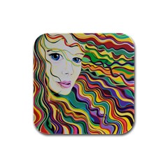 Inspirational Girl Drink Coasters 4 Pack (square) by sjart