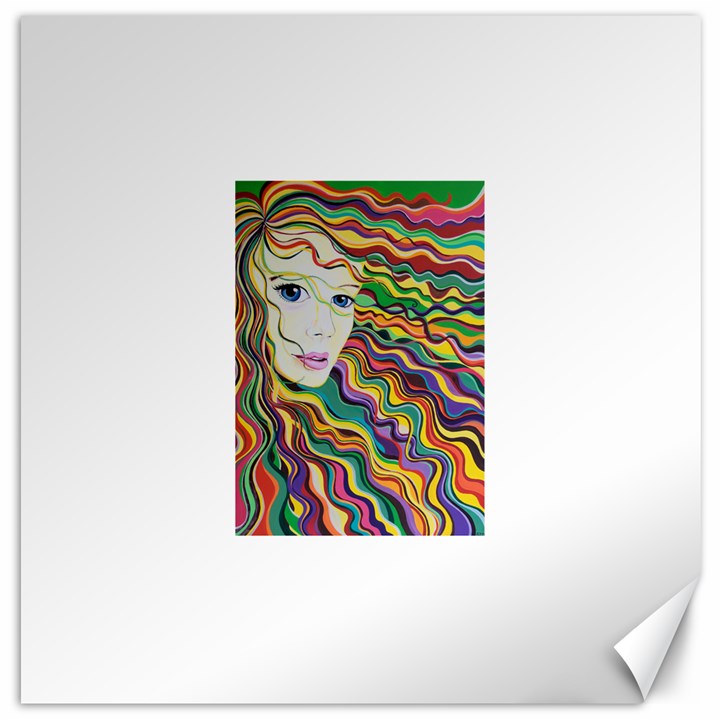 Inspirational Girl Canvas 12  x 12  (Unframed)