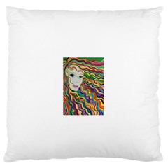 Inspirational Girl Large Flano Cushion Case (two Sides)