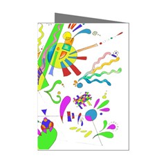 Splatter Life Mini Greeting Card (8 Pack) by sjart