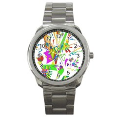 Splatter Life Sport Metal Watch