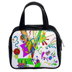 Splatter Life Classic Handbag (two Sides)