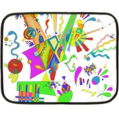 Splatter Life Mini Fleece Blanket (two Sided) by sjart