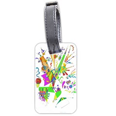 Splatter Life Luggage Tag (two Sides) by sjart