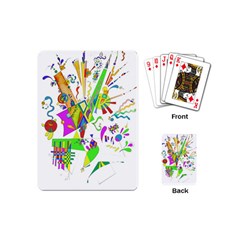 Splatter Life Playing Cards (mini) by sjart