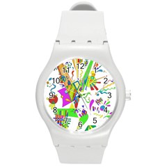 Splatter Life Plastic Sport Watch (medium) by sjart