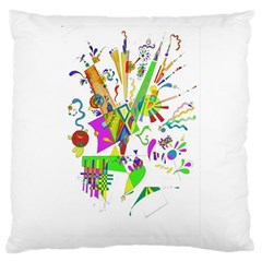 Splatter Life Large Cushion Case (single Sided)  by sjart