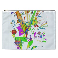 Splatter Life Cosmetic Bag (xxl) by sjart