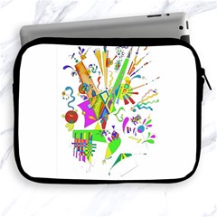 Splatter Life Apple Ipad Zippered Sleeve by sjart