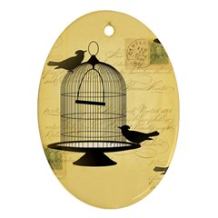 Victorian Birdcage Oval Ornament