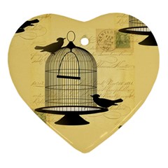 Victorian Birdcage Heart Ornament