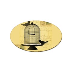 Victorian Birdcage Sticker (oval) by boho