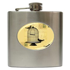 Victorian Birdcage Hip Flask