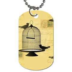 Victorian Birdcage Dog Tag (two-sided) 