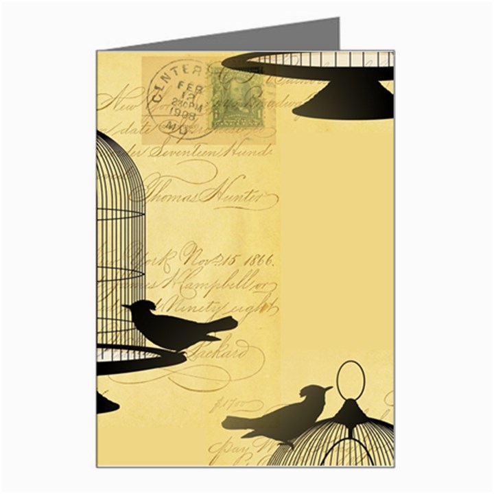 Victorian Birdcage Greeting Card