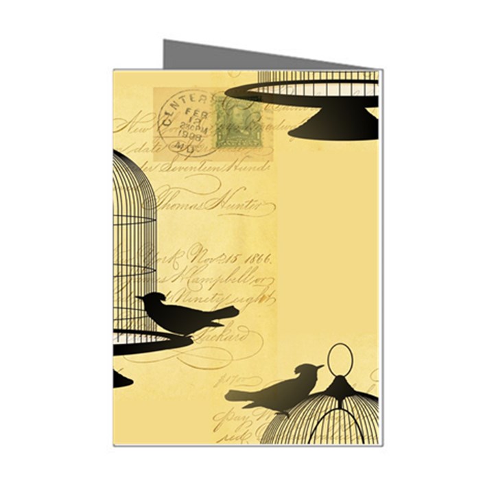 Victorian Birdcage Mini Greeting Card (8 Pack)