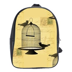 Victorian Birdcage School Bag (large)