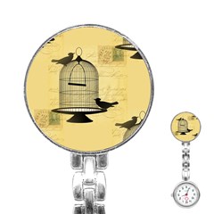 Victorian Birdcage Stainless Steel Nurses Watch by boho