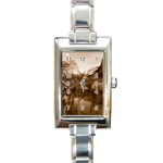 Native American Rectangular Italian Charm Watch Front