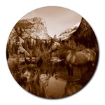 Native American 8  Mouse Pad (Round) Front