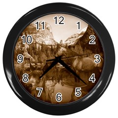 Native American Wall Clock (black) by boho