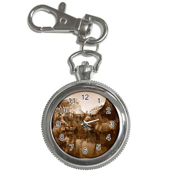 Native American Key Chain Watch