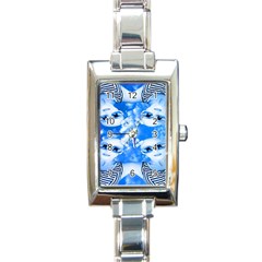 Skydivers Rectangular Italian Charm Watch