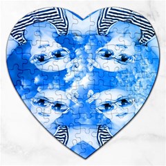 Skydivers Jigsaw Puzzle (heart) by icarusismartdesigns