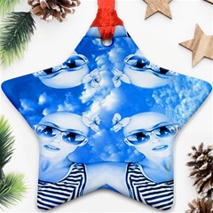 Skydivers Star Ornament (two Sides)