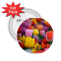 Flower 2 25  Button (100 Pack)