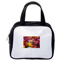 Flower Classic Handbag (one Side)