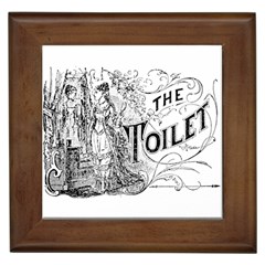 The Toilet Framed Ceramic Tile