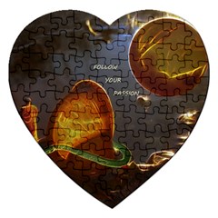 Follow Your Passion Jigsaw Puzzle (heart) by lucia