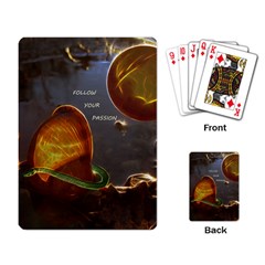 Follow Your Passion Playing Cards Single Design