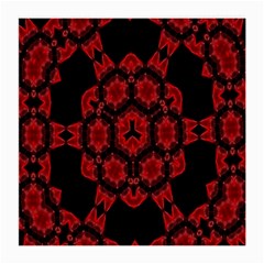 Red Alaun Crystal Mandala Glasses Cloth (medium)