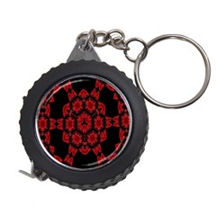 Red Alaun Crystal Mandala Measuring Tape