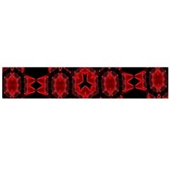 Red Alaun Crystal Mandala Flano Scarf (large) by lucia