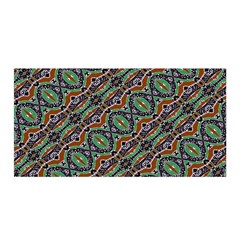 Colorful Tribal Geometric Print Satin Wrap by dflcprintsclothing