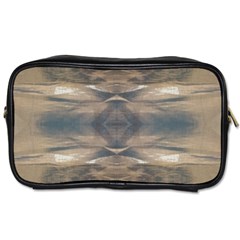 Wildlife Wild Animal Skin Art Brown Black Travel Toiletry Bag (two Sides) by yoursparklingshop