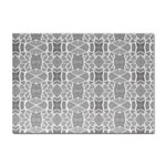 Grey White Tiles Geometry Stone Mosaic Pattern A4 Sticker 100 Pack Front