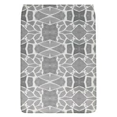 Grey White Tiles Geometry Stone Mosaic Pattern Removable Flap Cover (small) by yoursparklingshop