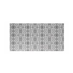 Grey White Tiles Geometry Stone Mosaic Pattern Satin Wrap by yoursparklingshop